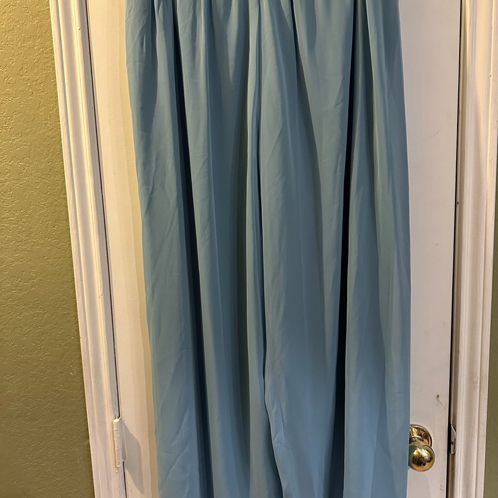 Alex Evenings Light Blue A-Line Formal Pants